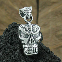 Skull Silver Pendant