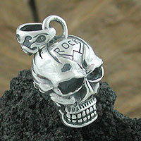 Skull Silver Pendant