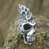 Skull Silver Pendant