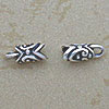 Silver chain end