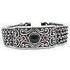 Bali Silver Tag Bracelet with gemstones Bali Silver Tag Bracelet with gemstones