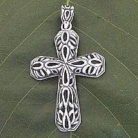 Silver cross pendant Silver cross pendant
