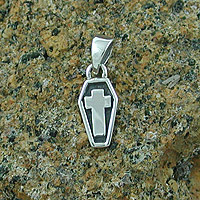 Silver cross pendant