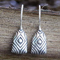 Modern silver earring Modern silver earring