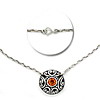 Bali motif silver necklaces