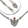 Bali motif silver necklaces