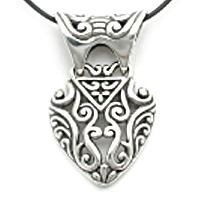 Cut out silver pendant Cut out silver pendant