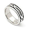 Men's silver ring