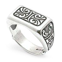 Men's artisitic silver ring Men's artisitic silver ring
