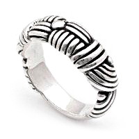 Band artistic silver ring Band artistic silver ring