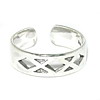 Silver toe ring