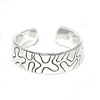 Silver toe ring